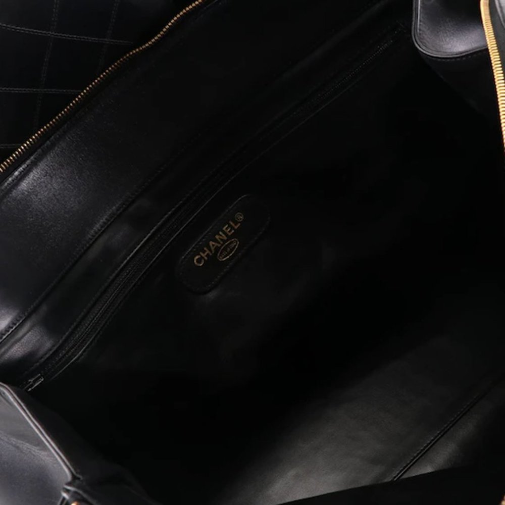 Chanel Vintage Lambskin Supermodel XL Weekender Bag - Picture 4 of 11
